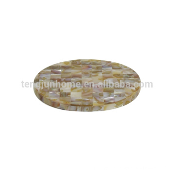 Accessoires de chambre d&#39;hôtel MOP shell mosaic heat mat